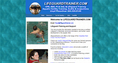 Desktop Screenshot of lifeguardtrainer.com